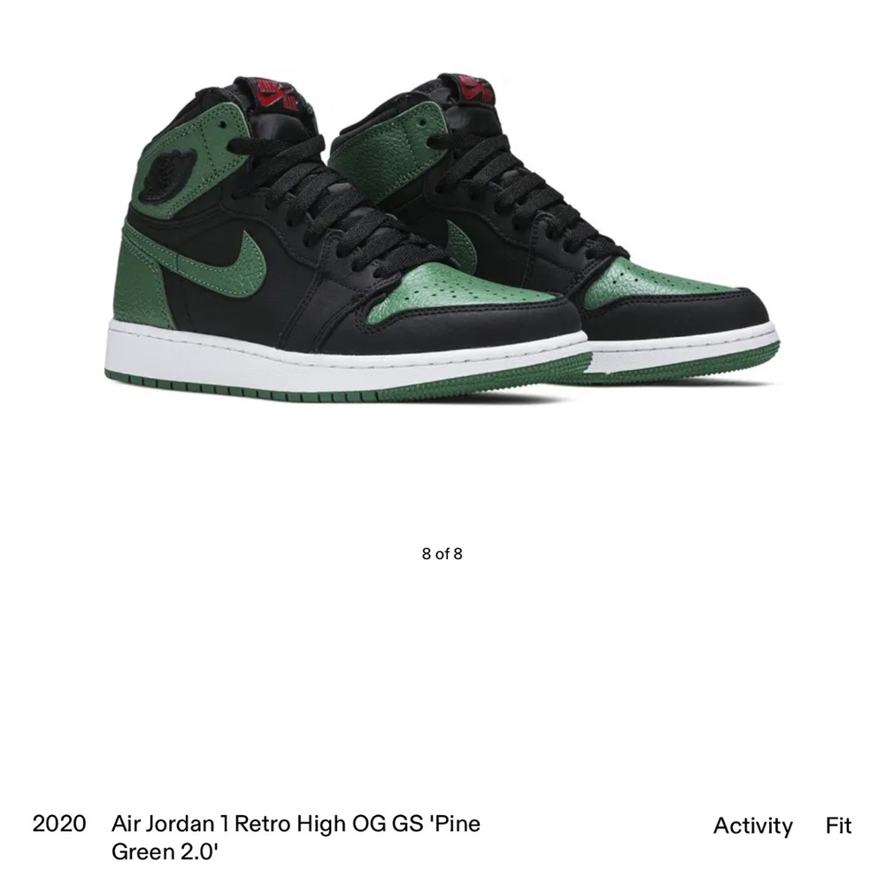 Authentic Jordan 1 Retro High GS ‘Pine Green 2.0’